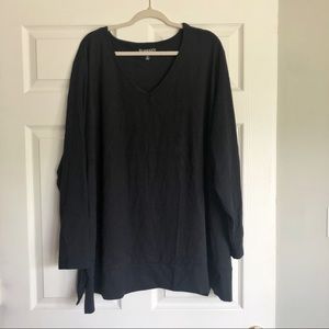 Roaman’s Black Long Sleeve Tunic - Size 4X (34/36)